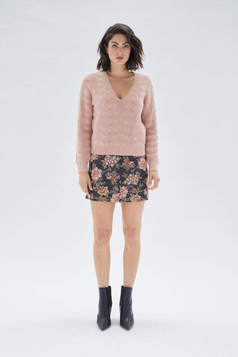 Meryem Jumper Blush, Sweater by Mink Pink | LIT Boutique