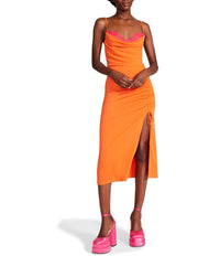 Thumbnail for Mica Dress Bright Orange, Dress by Steve Madden | LIT Boutique