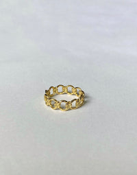 Thumbnail for Michele Chain Link Ring, Ring by PK Jewlery | LIT Boutique