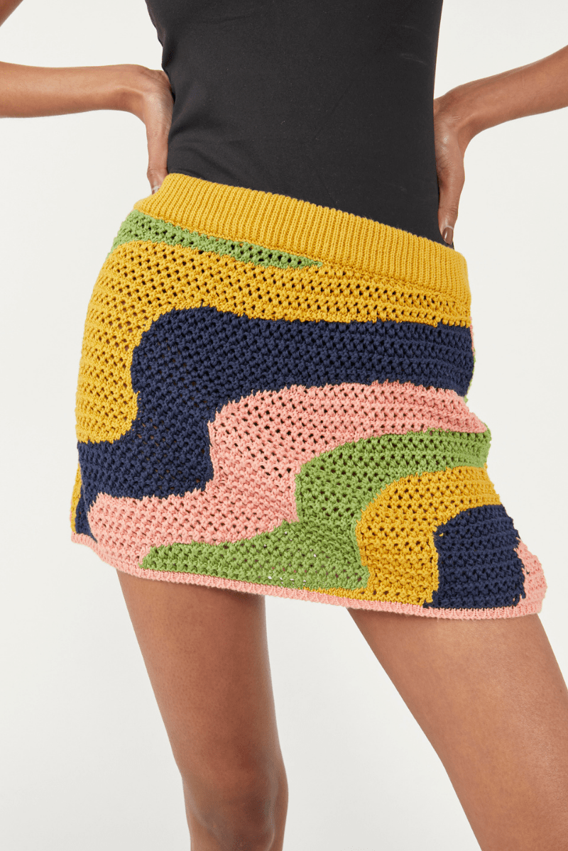 Mila Crochet Mini Forsythia Combo, Bottoms by Free People | LIT Boutique