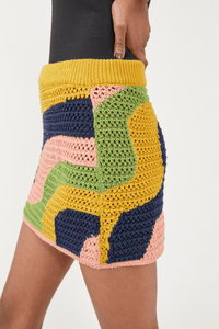 Thumbnail for Mila Crochet Mini Forsythia Combo, Bottoms by Free People | LIT Boutique