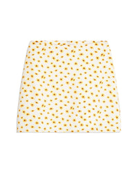 Thumbnail for Mini Slip Skirt Ivory Multi, Skirt by We Wore What | LIT Boutique