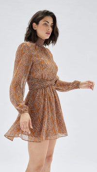 Thumbnail for Mirleft Mini Dress Multi, Dress by Mink Pink | LIT Boutique