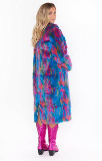 Thumbnail for Miss Tiffy Faux Fur Jacket Galaxy, Jacket by Show Me Your MuMu | LIT Boutique