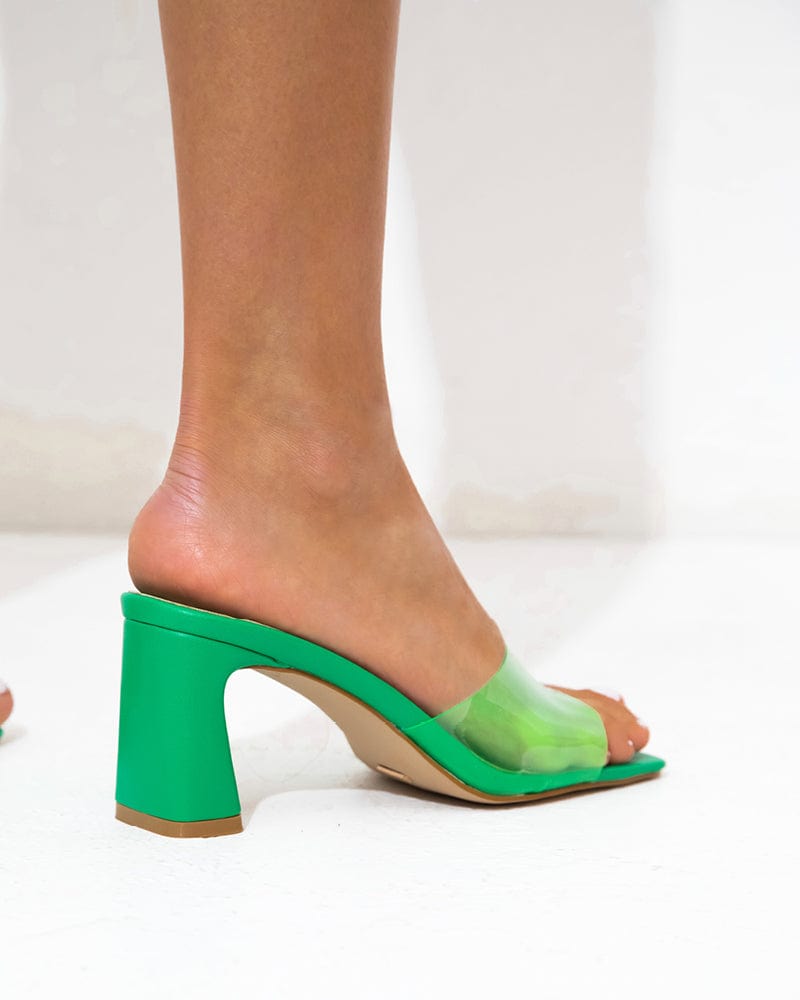 Mollie Mule Green, Shoes by Billini Shoes | LIT Boutique