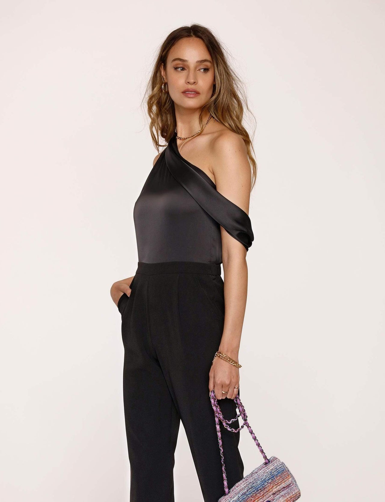 Monique Jumpsuit Black, Dress by HeartLoom | LIT Boutique