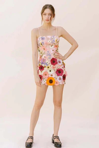 Louis Vuitton Monogram Flower Tile Cut-Out Mini Dress