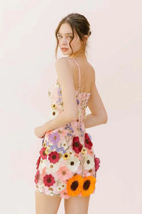 Thumbnail for Multi Floral Mini Dress, Dress by Storia | LIT Boutique