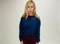 Thumbnail for Newport B&C Crewneck Sweater Navy, Top by TownPride | LIT Boutique