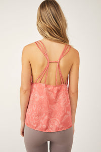 Thumbnail for Off The Coast Cami Coral Combo, Tops Blouses by Free People | LIT Boutique