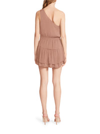 Thumbnail for On Pointe One Shoulder Mini Dress Rose Blush, Dress by BB Dakota | LIT Boutique