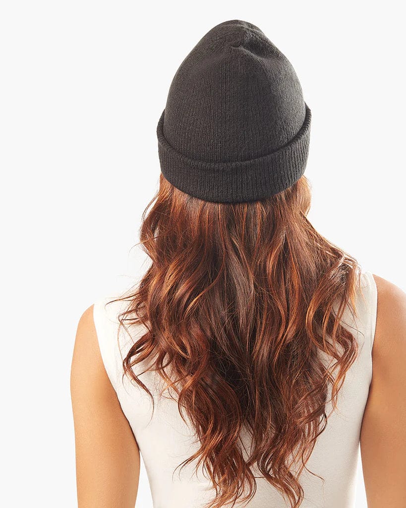 Oversized Sweater Beanie Black, Hat by We Wore What | LIT Boutique