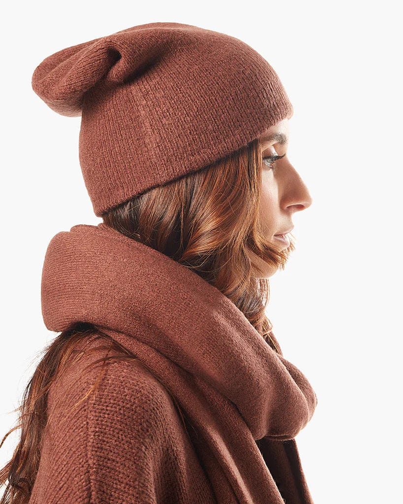 Oversized Sweater Beanie Cacao, Hat by We Wore What | LIT Boutique