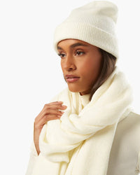 Thumbnail for Oversized Sweater Beanie Ivory, Hat by We Wore What | LIT Boutique