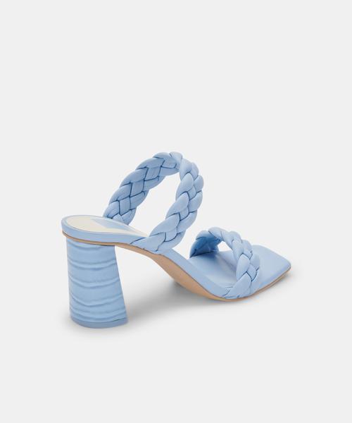 Paily heels in sky blue stella Clearance