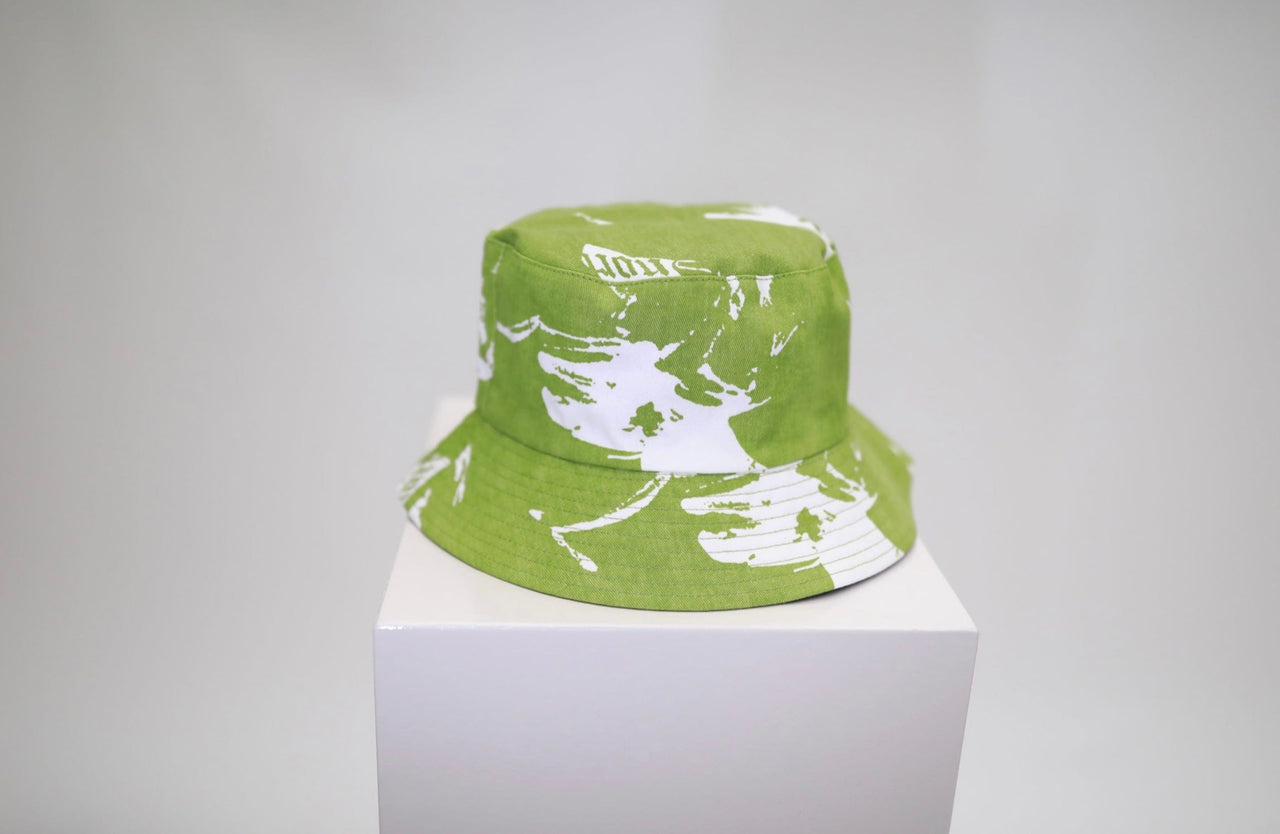 Paint Splatter Contrast Bucket Hat Green, Hat by Lucca | LIT Boutique