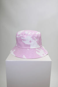 Thumbnail for Paint Splatter Contrast Bucket Hat Pink, Hat by Lucca | LIT Boutique