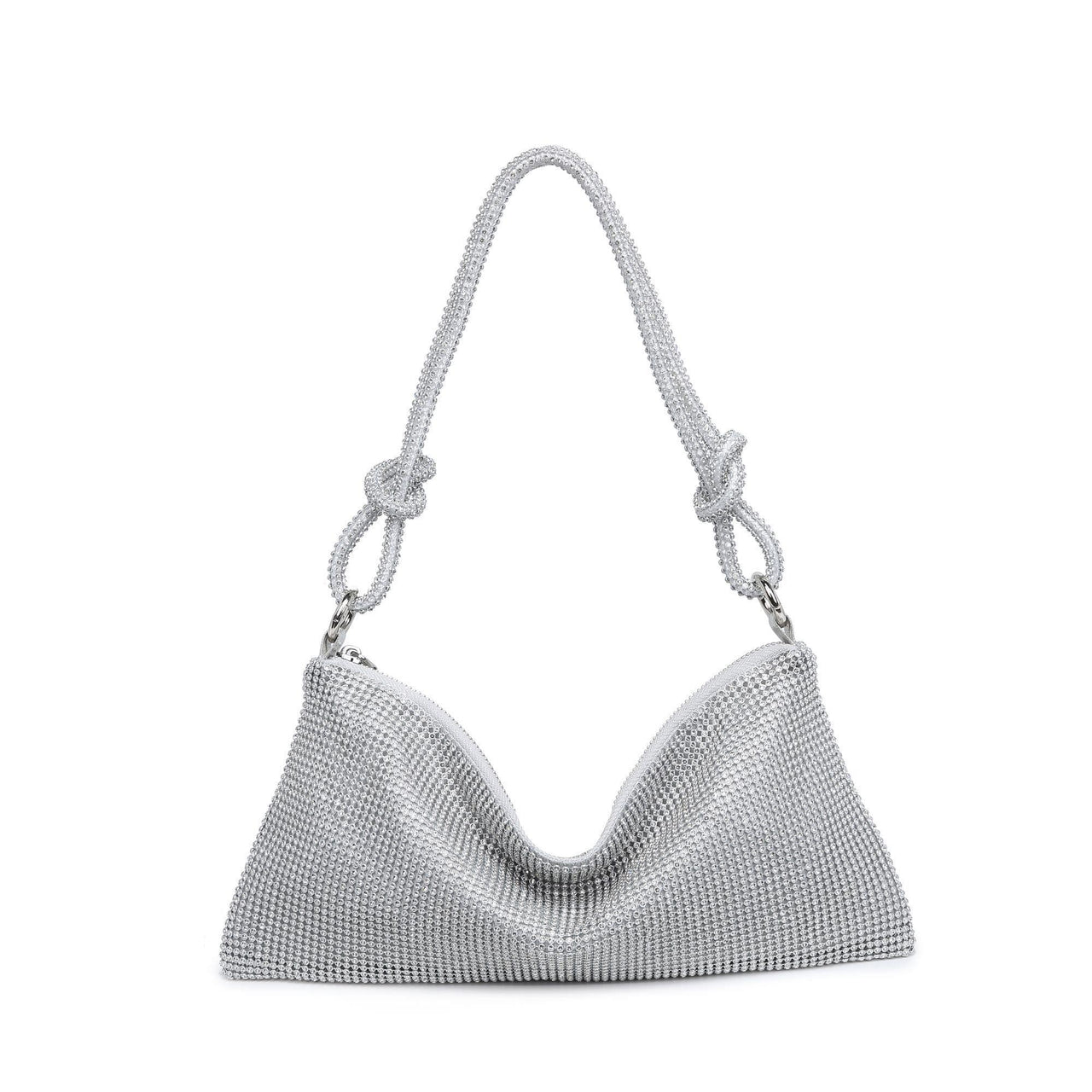 Paris Handbag Silver, Bag by Urban Expressions | LIT Boutique