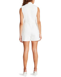 Thumbnail for Paris White Button Romper, DRESSES by Steve Madden | LIT Boutique