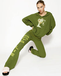 Thumbnail for Perpetual Feelings Thermal Fold Over Pants Olive, Bottoms by Boys Lie | LIT Boutique