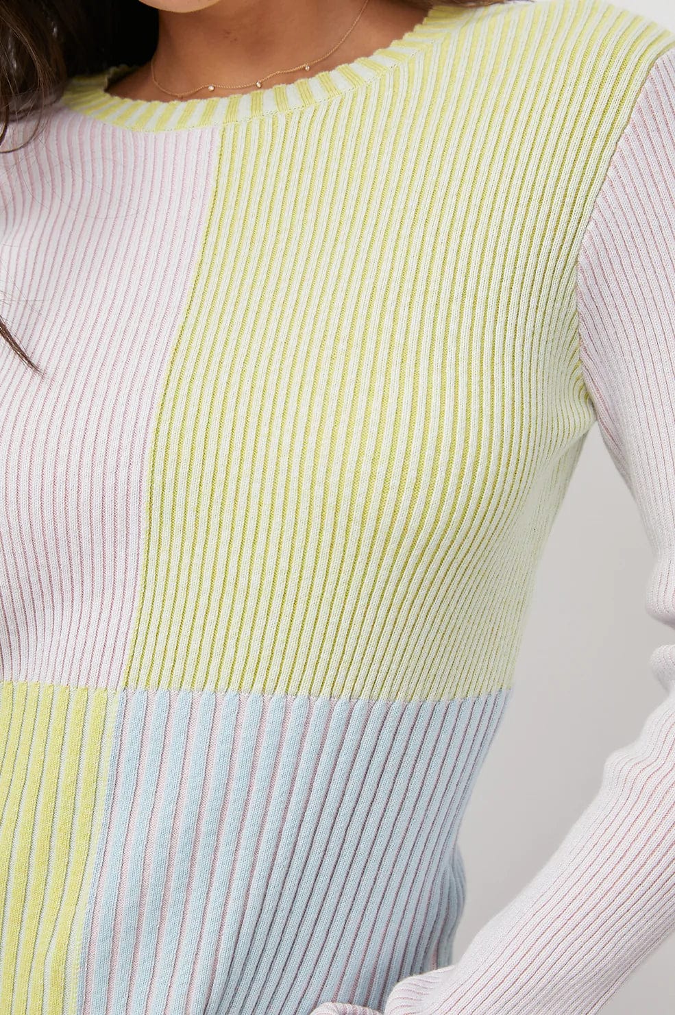 Pia Pastel Colorblock Sweater Multi, Sweater by Rails | LIT Boutique
