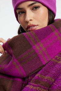 Thumbnail for Plaid Scarf Pop Thistle Large Plaid, Scarf by Good American | LIT Boutique