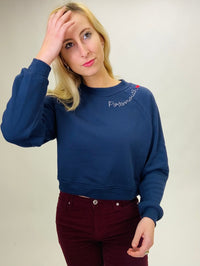Thumbnail for Portsmouth B&C Crewneck Sweater Navy, Top by TownPride | LIT Boutique