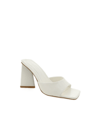 Thumbnail for Quinn Croc Slide Heel White, Shoes by Billini Shoes | LIT Boutique