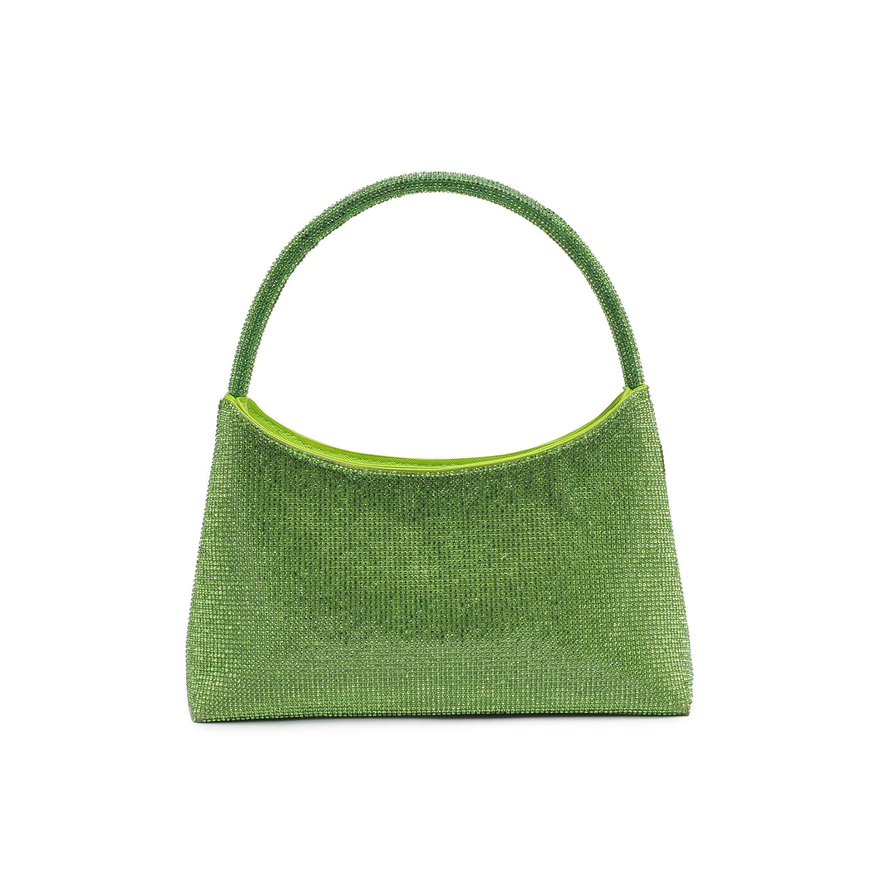 Qunita Rhinestone Evening Bag Green, Evening Bag by Urban Expressions | LIT Boutique