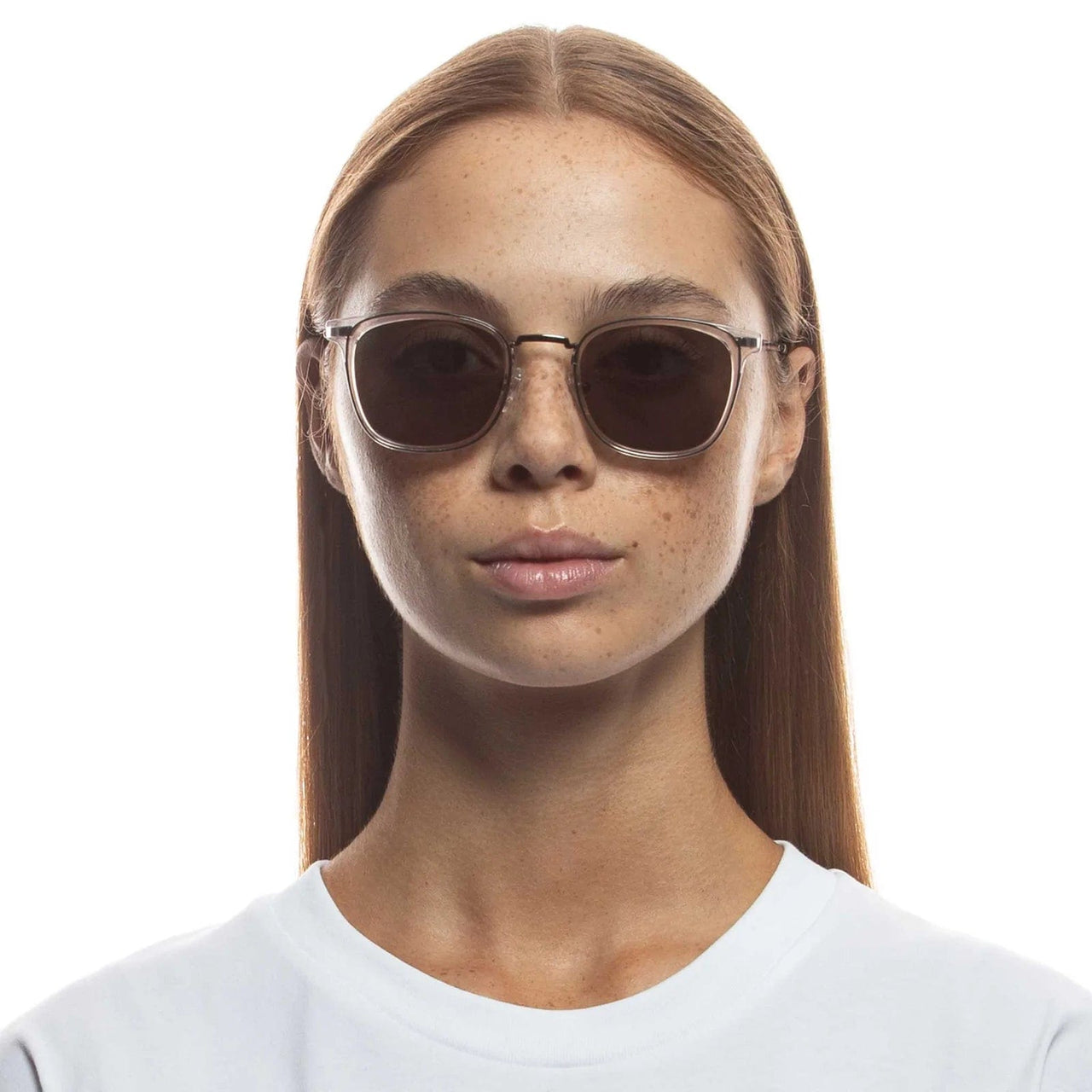 Racketeer Sunglasses Vintage Clear, Sunglasses by Le Spec | LIT Boutique