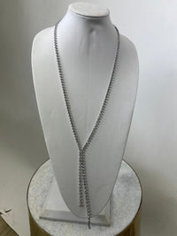 Thumbnail for Raine Tennis Necklace Silver, Necklace by Secret Box | LIT Boutique