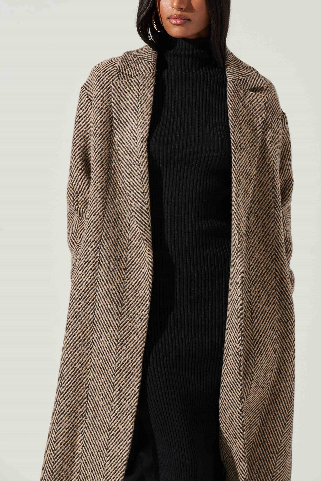 Rhodes Coat Taupe/Black, Jacket by ASTR | LIT Boutique