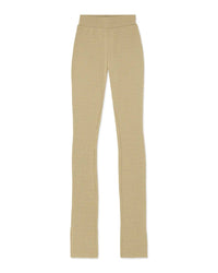 Thumbnail for Ribbed Flare Pant Oat, Bottoms by We Wore What | LIT Boutique