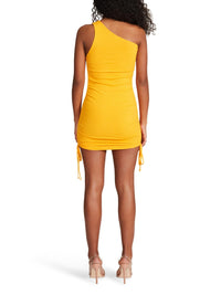 Thumbnail for Ruch Into Love One Shoulder Mini Dress Radiant Yellow, Dress by BB Dakota | LIT Boutique