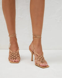 Thumbnail for Sahira Lace Up Sandal Desert, Shoes by Billini Shoes | LIT Boutique