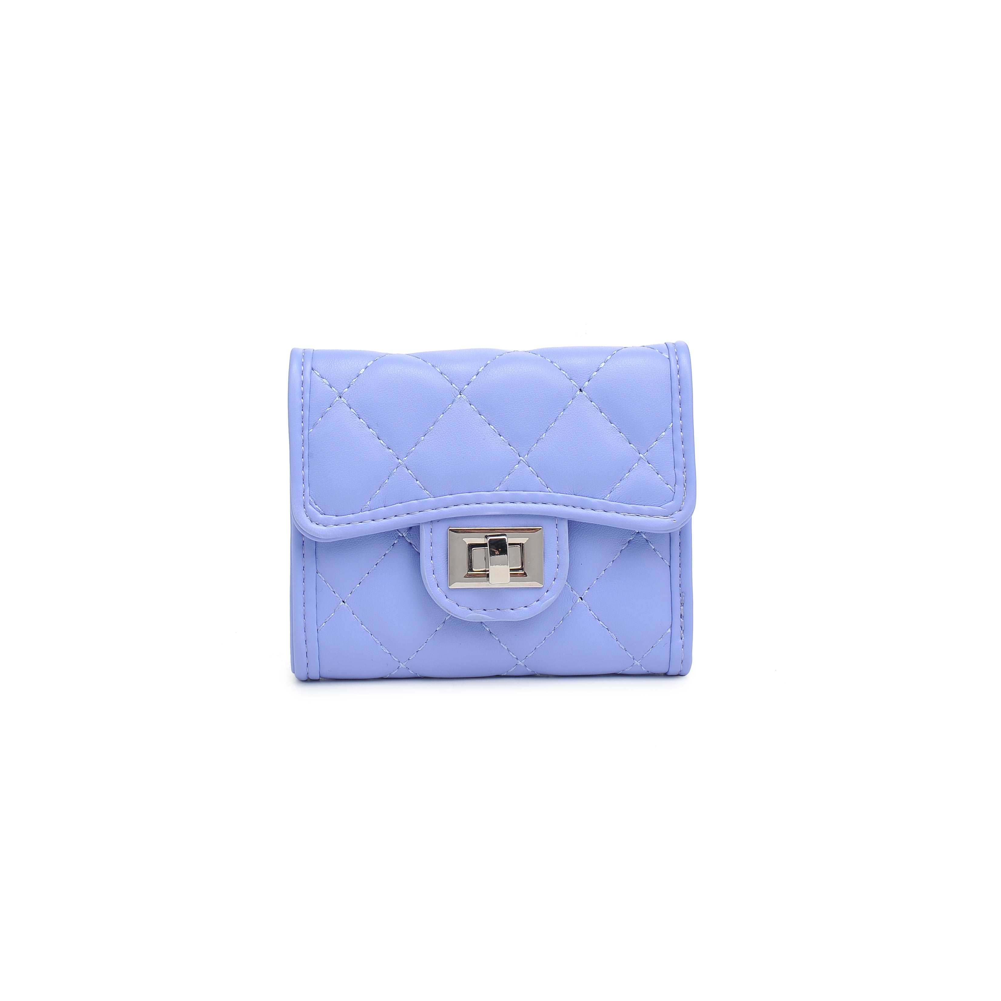 Liz Claiborne Purse Periwinkle 2 Handle Blue Purple Pink Shoulder Bag  Silver | eBay