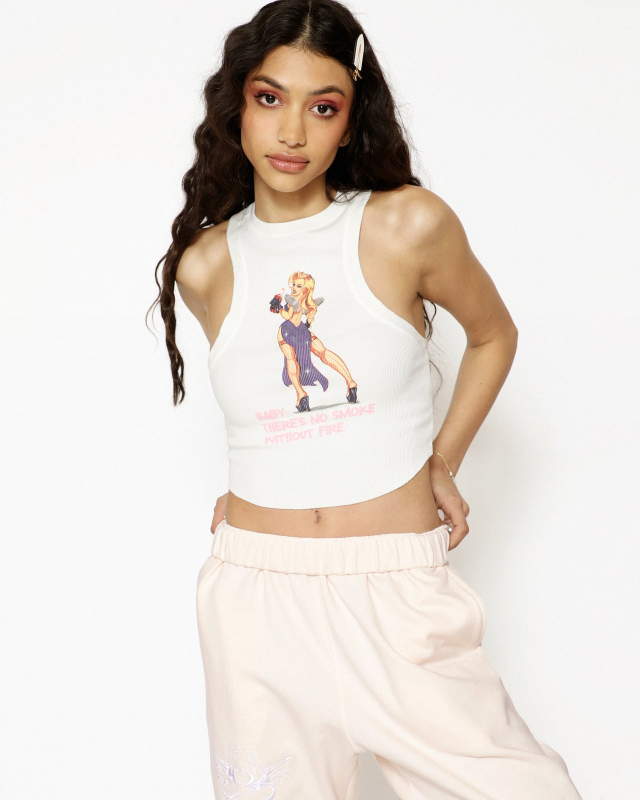 Shoot Your Best Shot Ribbed Tee, Tops by Boys Lie | LIT Boutique