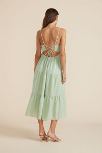 Thumbnail for Shyla Midi Dress Pistachio, Dress by Mink Pink | LIT Boutique