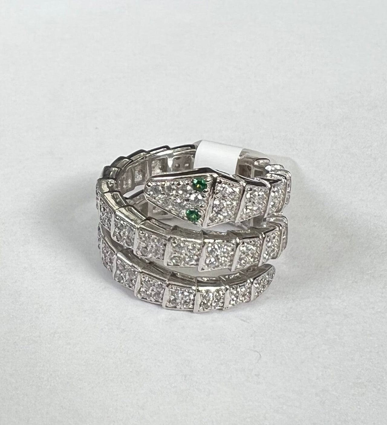 Soren Serpent Diamond Wrap Ring 925 Sterling Silver, Ring by PK Jewlery | LIT Boutique