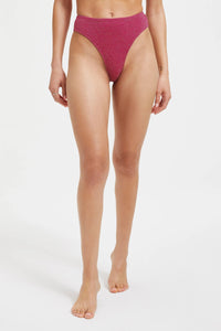 Thumbnail for Sparkle Better Bikini Bottoms Hawaiian Pink, Swim by Good American | LIT Boutique