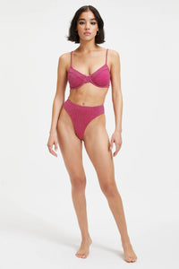 Thumbnail for Sparkle Better Bikini Bottoms Hawaiian Pink, Swim by Good American | LIT Boutique