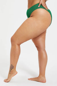 Thumbnail for Sparkle Better Bikini Bottoms Summer Green, Swim by Good American | LIT Boutique