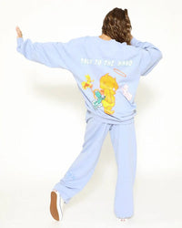 Thumbnail for Talk to the Hand Sweatpants Blue, Bottoms by Boys Lie | LIT Boutique