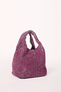 Thumbnail for Tamara Handbag Fuchsia Diamante, Handbags by Billini Shoes | LIT Boutique