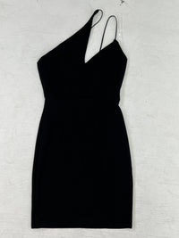 Thumbnail for Taryn One Shoulder Mini Dress Black, Dress by The Vintage Shop | LIT Boutique
