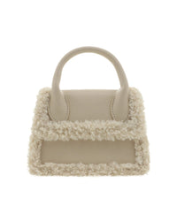 Thumbnail for Teddy Shearling Crossbody Bag Cream, Bag by Billini Shoes | LIT Boutique