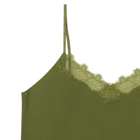Thumbnail for The Happy Seam Camisole Terrarium Moss, Bra by Uwila Warrior | LIT Boutique