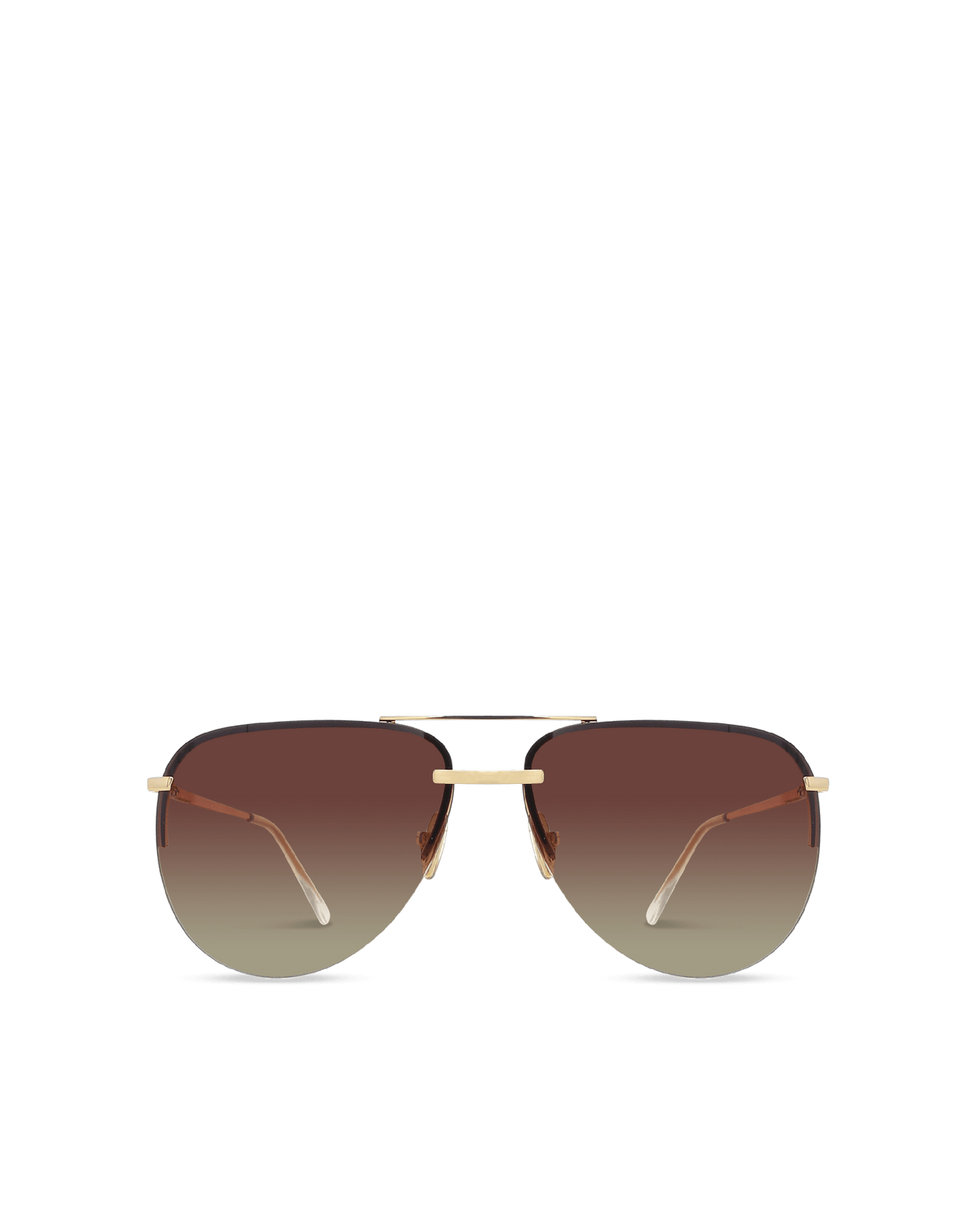 The Hosk Sunglasses Gold/Brown Fade, Sunglasses by BANBE Eyewear | LIT Boutique