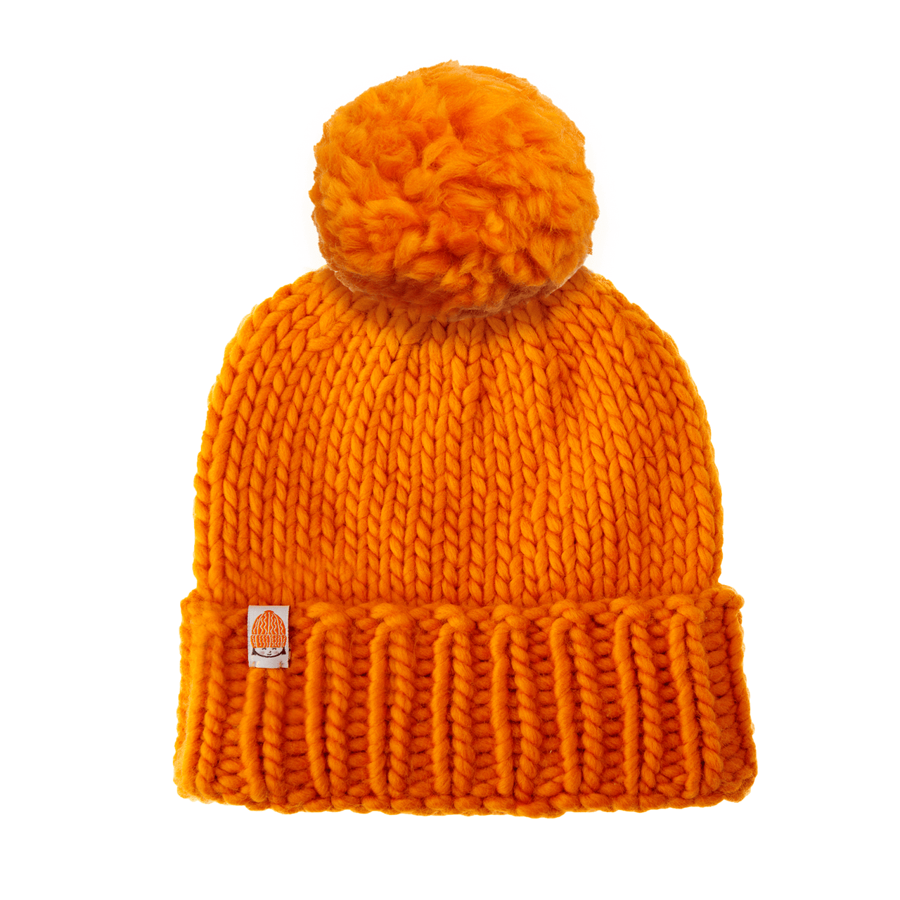 The Rutherford Beanie OG Orange, Hat by Shit That I Knit | LIT Boutique