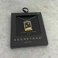 Thumbnail for The Star Tarot Card Necklace 14k Gold, Necklace by SecretBox | LIT Boutique